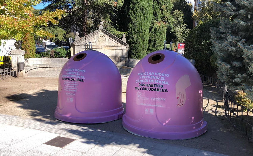 Ecovidrio y el Ayuntamiento de Torrelodones presentan la campaña solidaria ‘Recicla Vidrio por ellas’ con motivo del Día Mundial del Cáncer de Mama