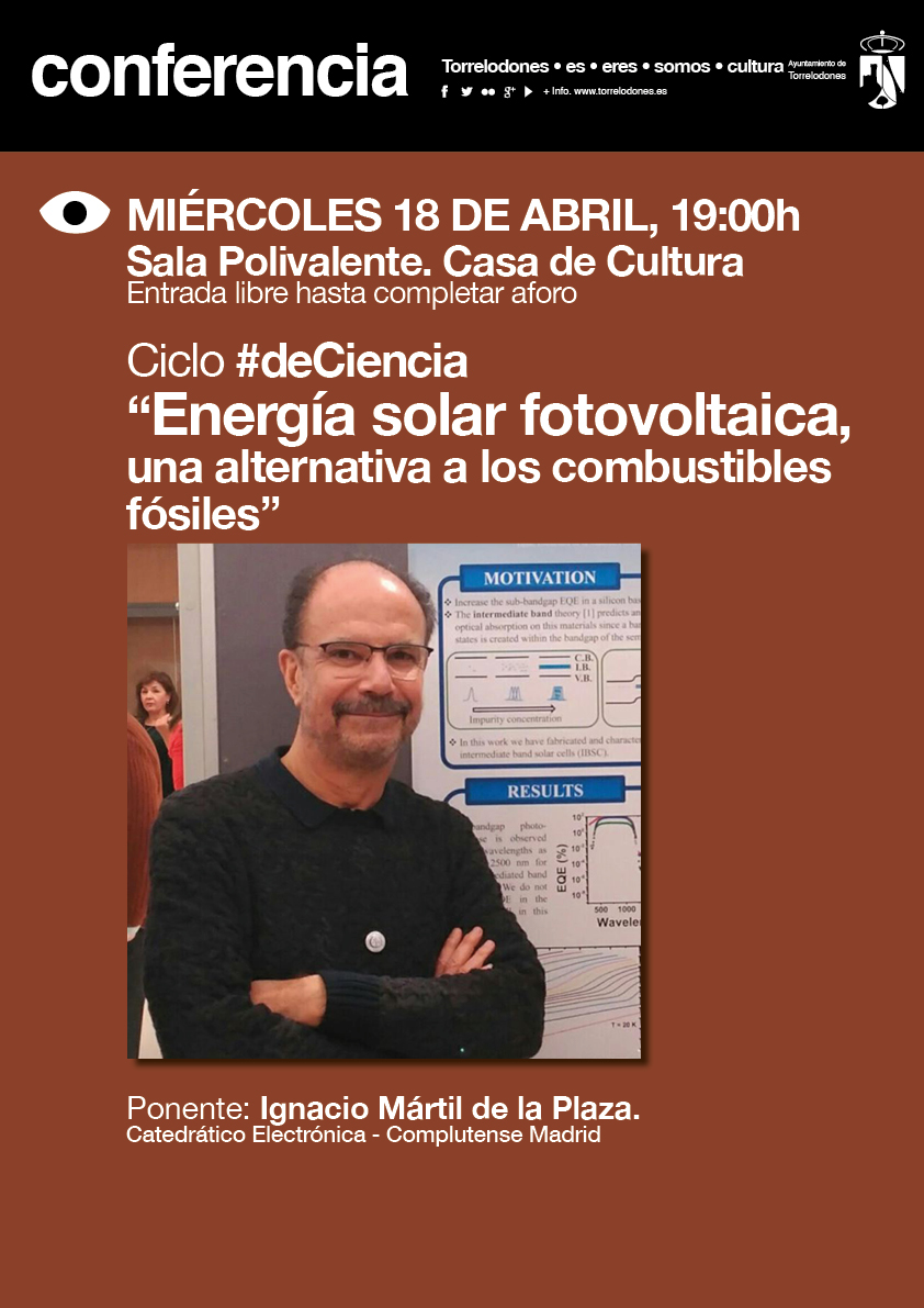 cartel conf. energia fotovoltaica