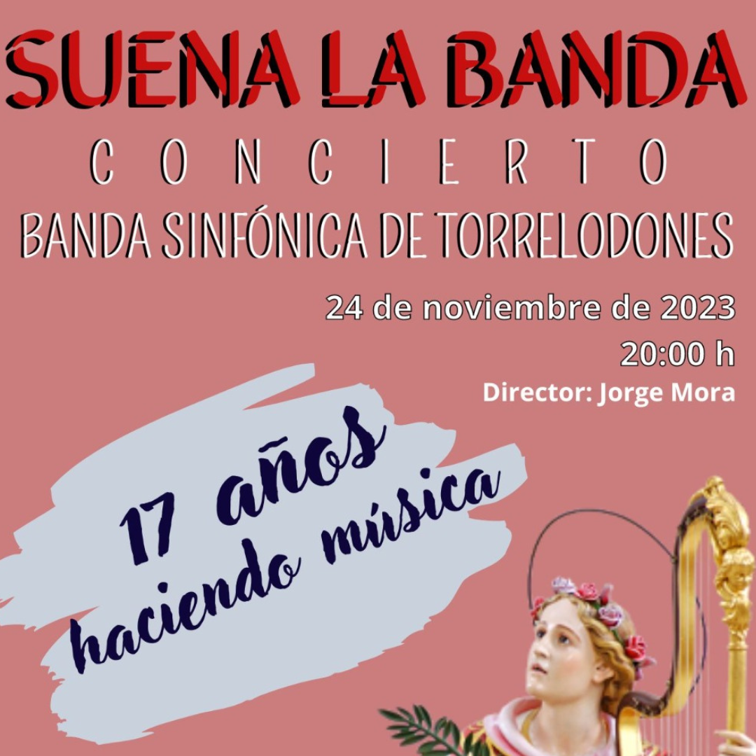 La Banda Sinfónica de Torrelodones conmemora Santa Cecilia con un concierto 