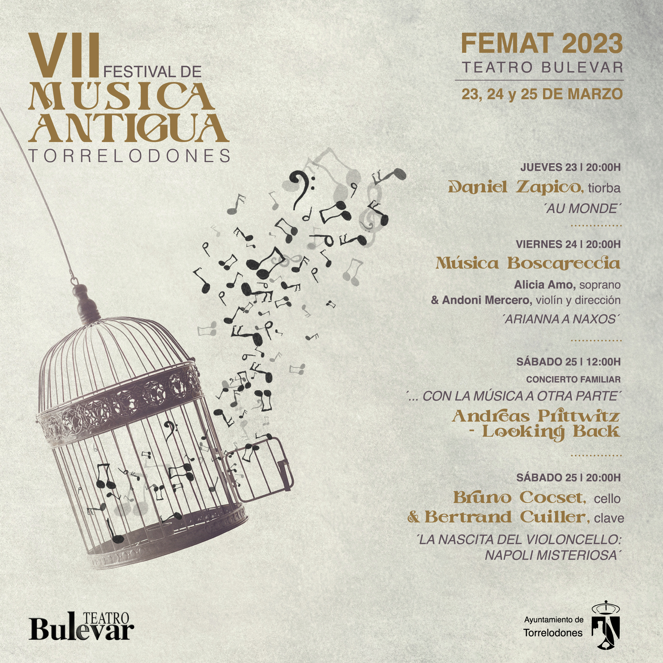 VII Festival de música antigua de Torrelodones FEMAT 2023