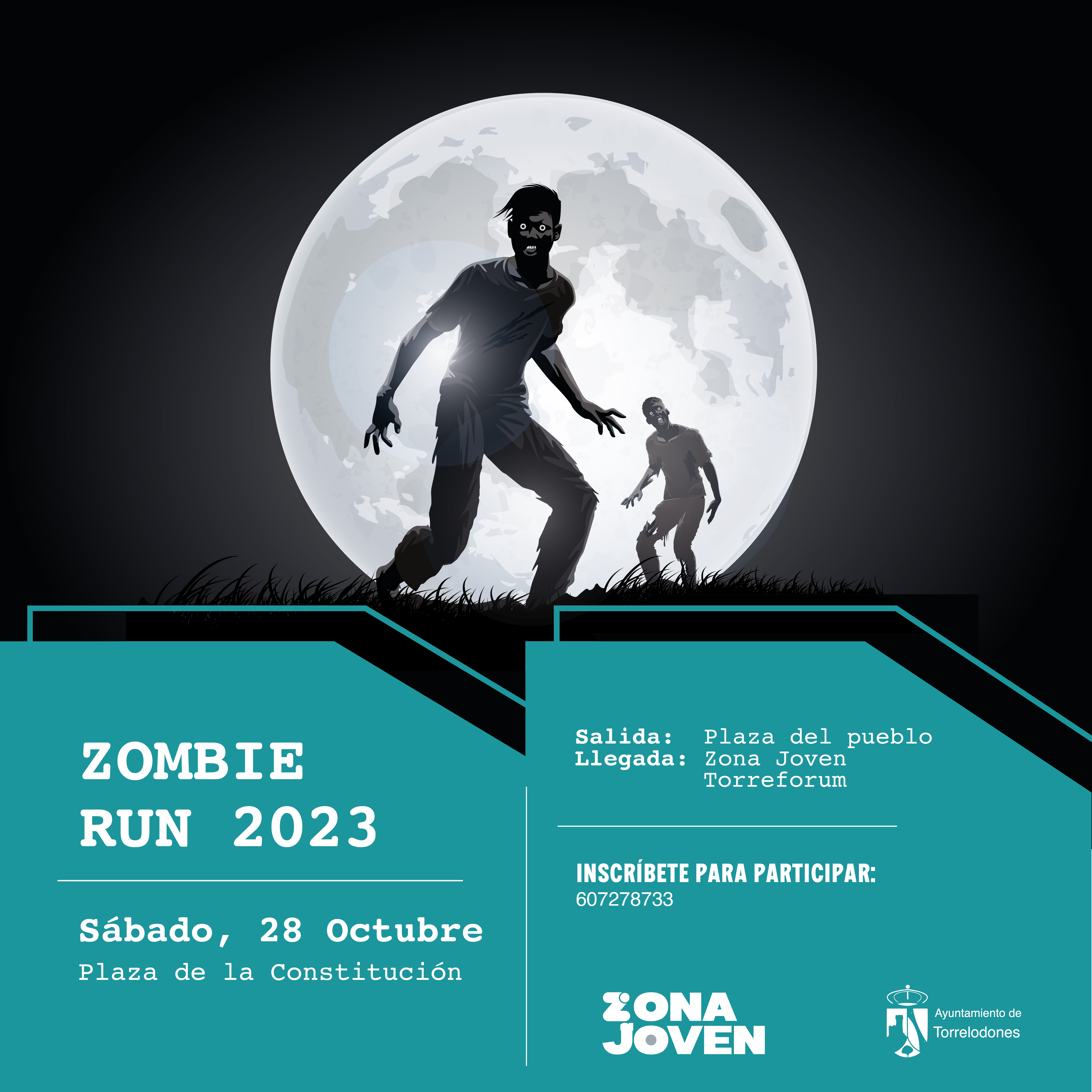 La Zona joven de Torrelodones organiza un “Zombi run” con fines benéficos
