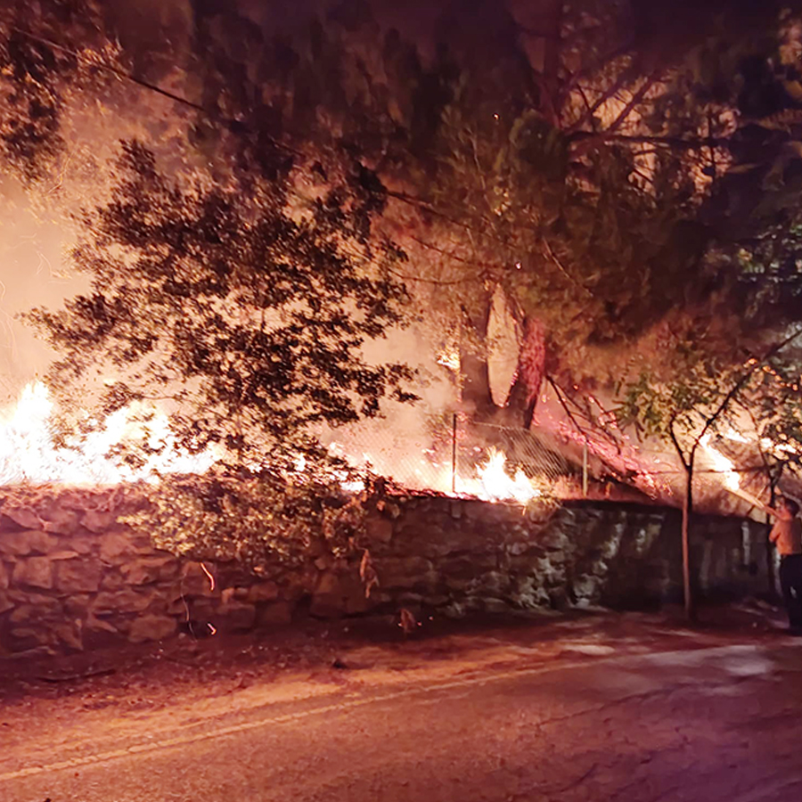 Incendio en El Gasco