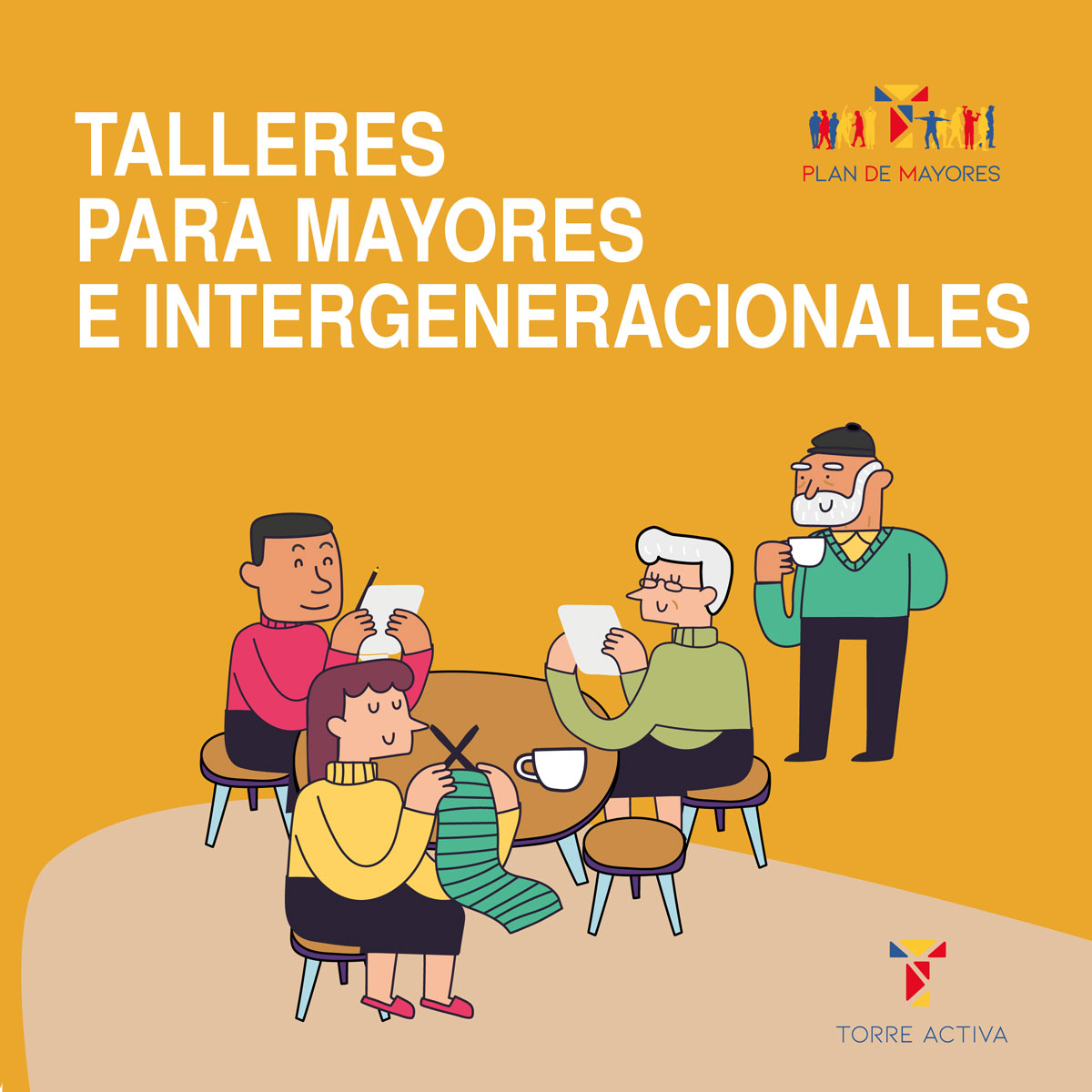 El 13 de junio se abre el plazo para solicitar plaza en los Talleres de Mayores e Intergeneracionales