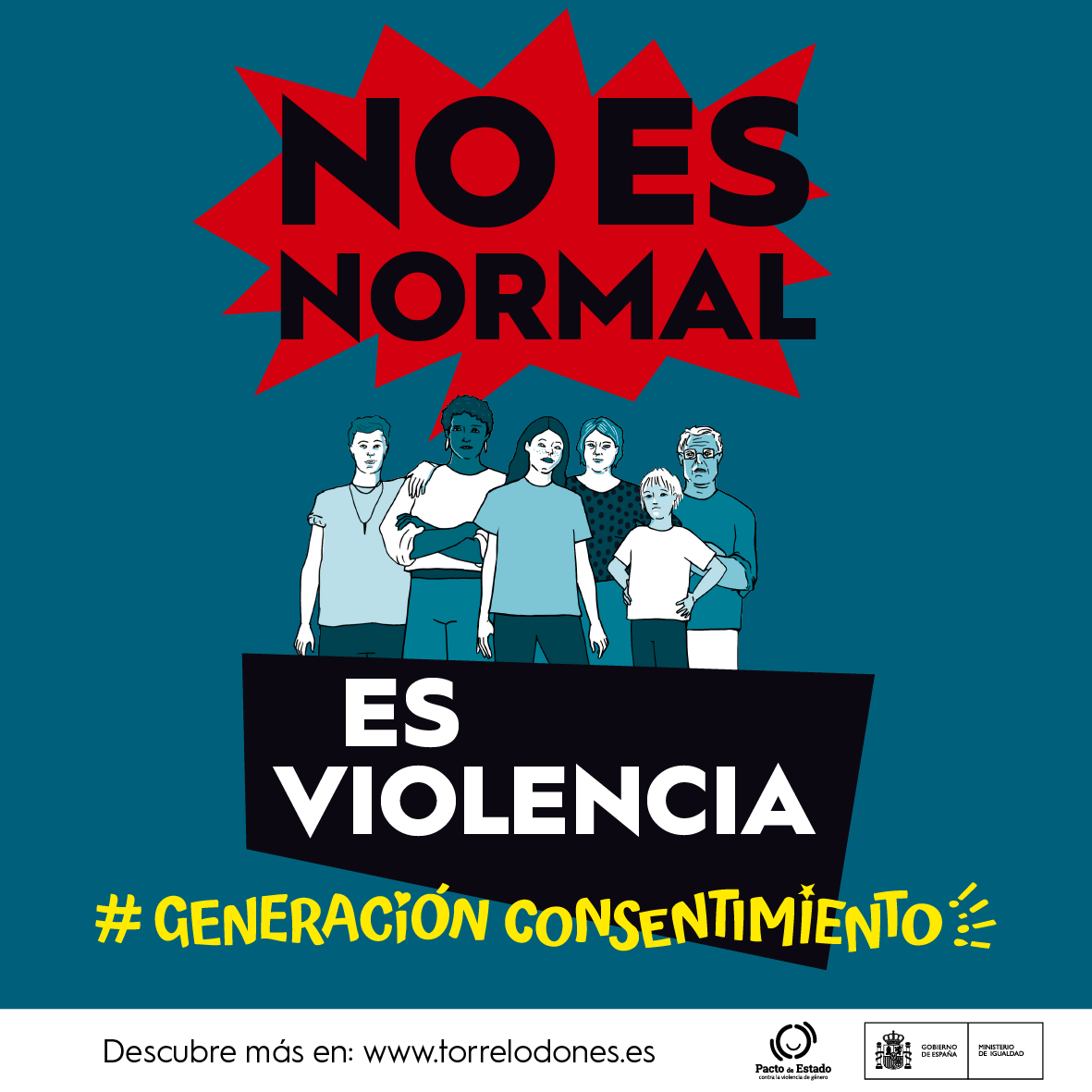 El Ayuntamiento de Torrelodones presenta la campaña “No es Normal, es Violencia”