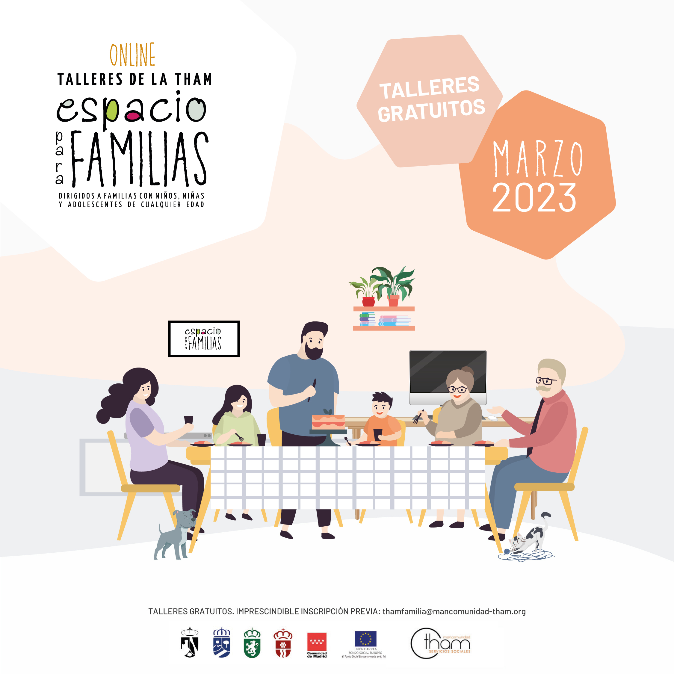 Nuevas charlas de “Espacio para Familias” para el mes de marzo