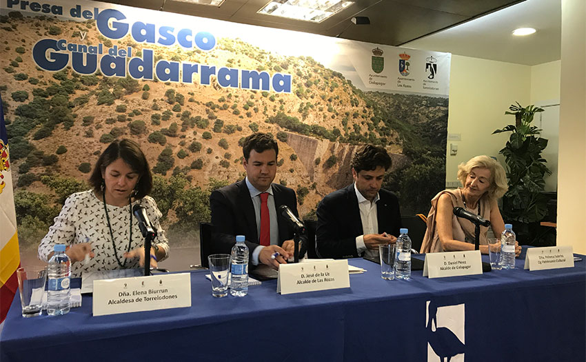 Firma de convenio de protección de la Presa del Gasco y Canal de El Guadarrama