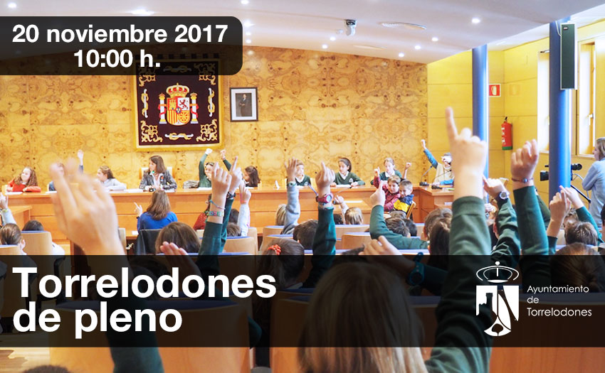 El 20 de noviembre se celebrará el IV Pleno Infantil de Torrelodones