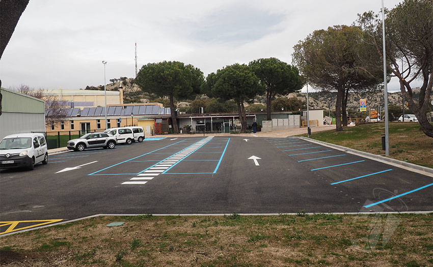 aparcamiento polideportivo municipal