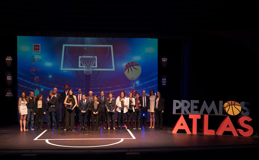 Entregados los premios de la segunda edición de los Premios Atlas de baloncesto femenino