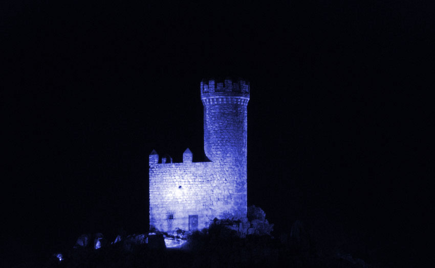 La Torre de los Lodones se iluminará de azul